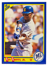1990 Score Ken Griffey Jr Rookie Stats MLB Hall of Fame #560 Seattle Mariners