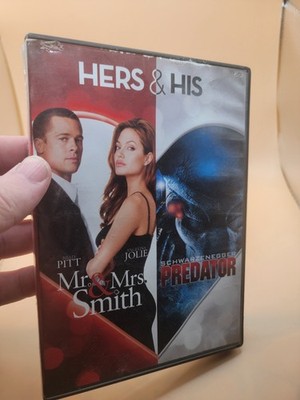MR & MRS SMITH & PREDATOR DVD ARNOLD SCHWARZENEGGER BRAD PITT ANGELINA JOLIE