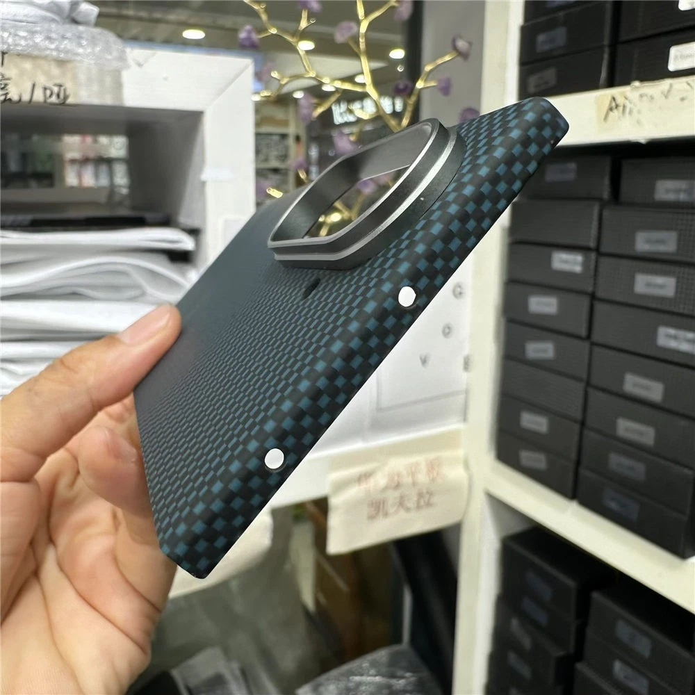 Genuine Real Aramid Carbon Fiber Case For Samsung Z Fold7 Shockproof Armor Cover - Picture 8 of 9