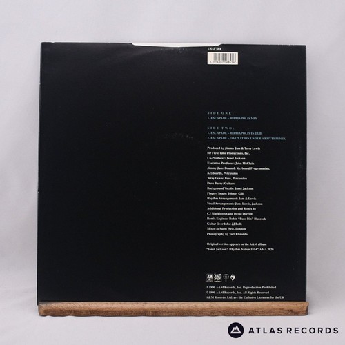 Janet Jackson Escapade - Remixes 12" Single Vinyl Record USAF 684 - VG+/EX - Picture 3 of 8