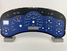 US Speedo Blue Silverado/Sierra Gauge Face for Clusters 99-02 Diesel- Style 2