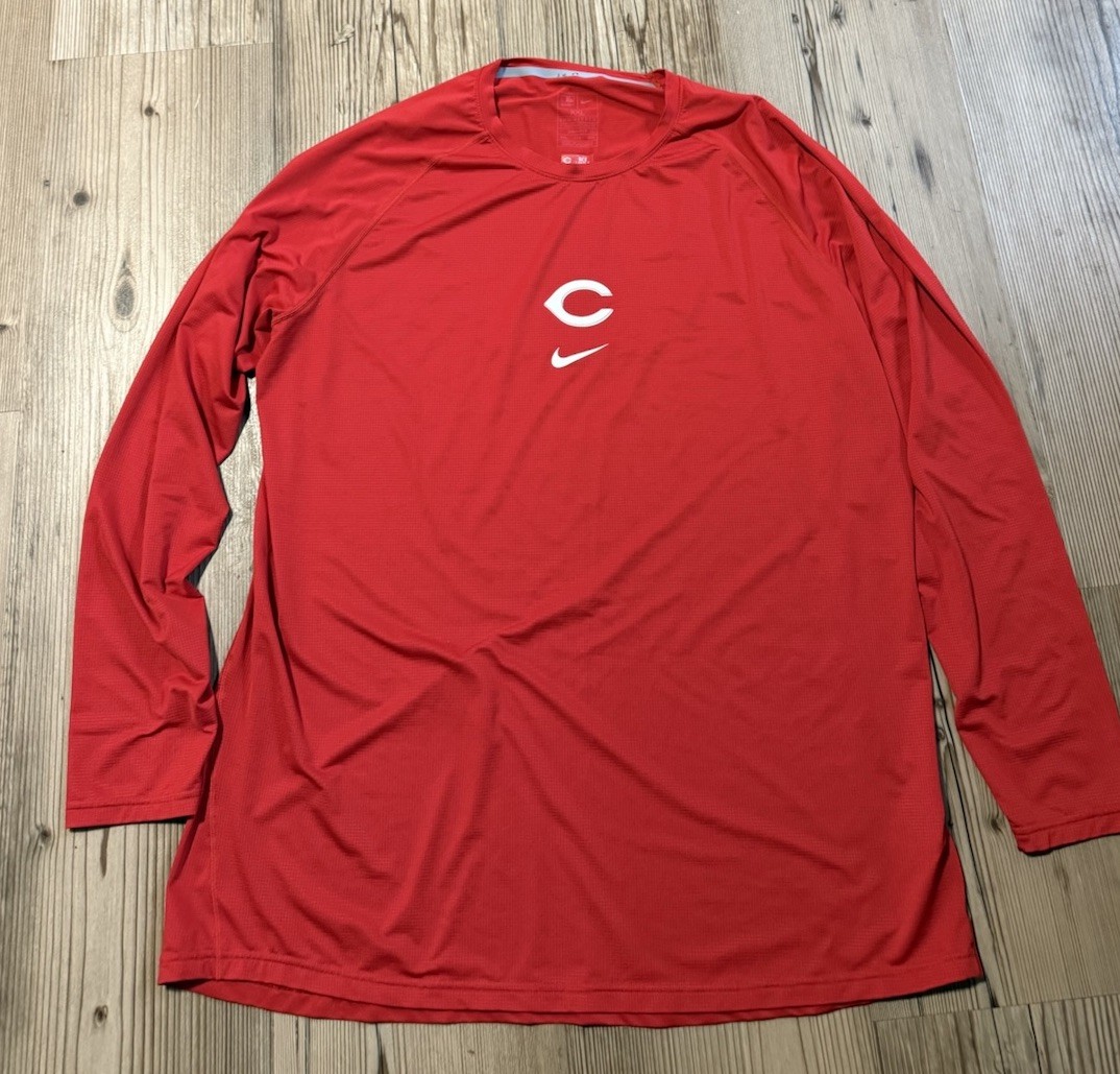 2025 Cincinnati Reds Nike Game Used  Shirt XXL Nick Lodolo #40