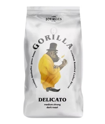 Gorilla Delicato  Espresso Bohnen 1kg Gorilla Delicato mild kräftig Vollautomat