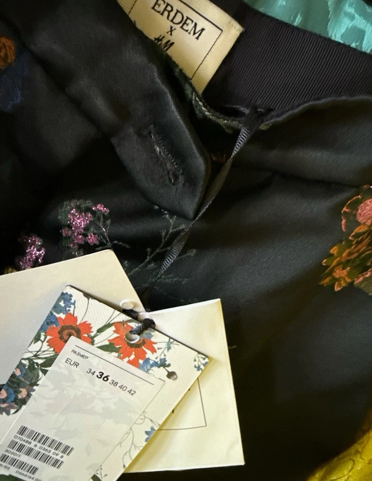 SOLD OUT Erdem X H&M Collab Floral Embroidered Blazer - Image 4 of 4