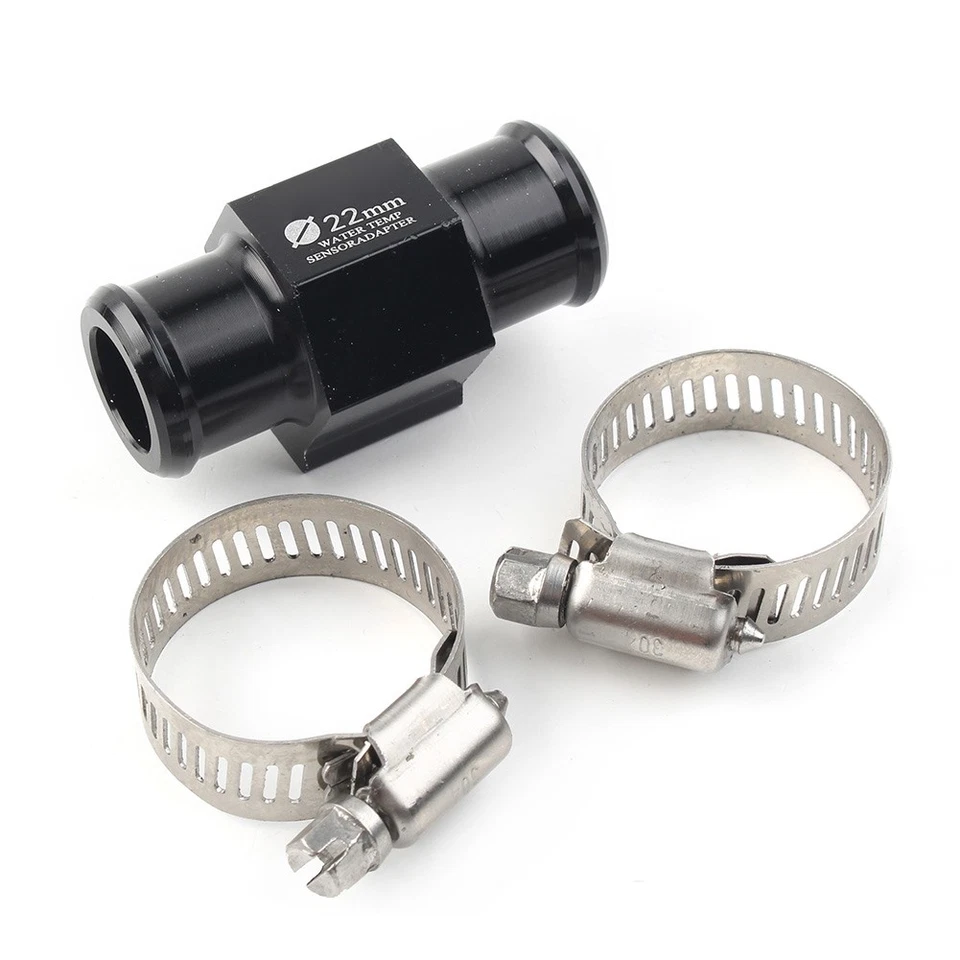 22mm Water Temperature Joint Pipe Gauge Meter Radiator Sensor Hose Adapter - Image 2 of 4