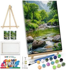 JOOZ Landscape Paint by Number Kit for Adults 7.87 x 11.81 inches, PN05