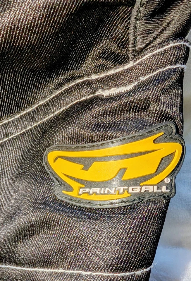 Pantalones de equipo de paintball JT vintage para hombre talla 44 negro blanco ventilado cremallera acolchada Foto 2 de 4