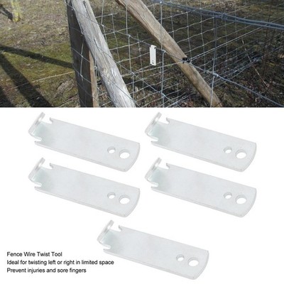 DE 6Pcs Zaun Draht Twist Tool Für T Post Clips Stahl Barb Fechten