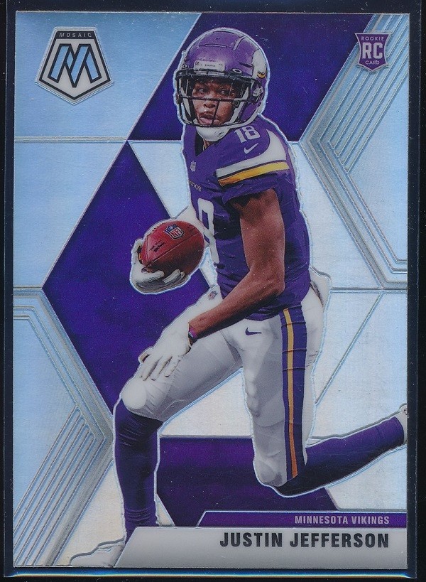 2020 Mosaic - #209 Silver Prizm Justin Jefferson Rookie / RC