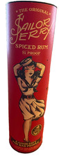 The Original Sailor Jerry Spiced Rum 92 proof Canistet with poster inside