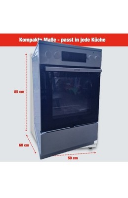 Gorenje GEC6C40WD Freistehender Herd Elektro groß AquaClean AutoClean mit