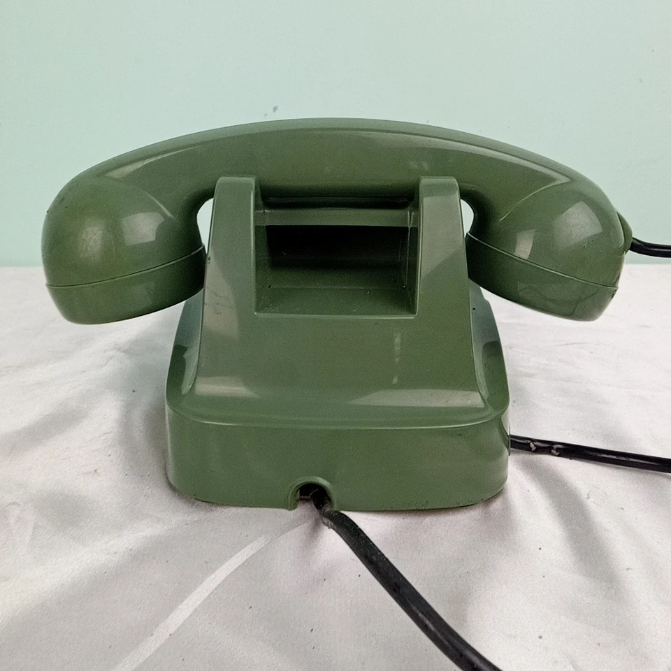 Telefono a disco SIEMENS AUSO SIP S62 Design Lino Saltini Verde Salvia '60 Epoca - Immagine 3 di 4