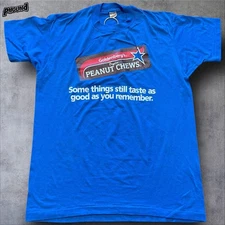 Vintage Goldenberg's Peanut Chews Shirt Mens Extra Large Screen Stars Made USA
