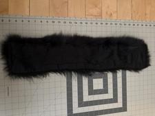 Ralph Lauren Genuine Real Fur Collar Detachable w/ Elastic Loops 