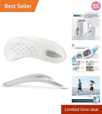 -Lock Heel Cup Arch Supports for Foot & Back Pain - Sizes 9-10.5 Available