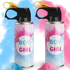 Gender Reveal Fire Extinguisher Color 1 Pink + 1 Blue, & Blue 