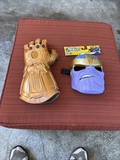 Thanos Mask  Infinity Gauntlet Glove LED Avengers Infinity War Adult Costume