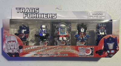Transformers 30th 2014 COLLECTIBLE FIGURINES & 3D PUZZLE PIECE CARDS Series 1