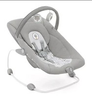 Joie Wish Baby Bouncer Chair with Vibration Function and Toy Bar Grey