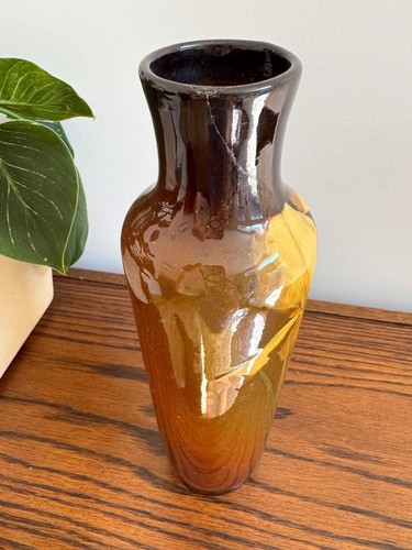 Early 1900s RPCO Roseville Rozane Royal Pottery Art Yellow Iris Flower Vase 833 - Picture 6 of 10