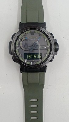 Casio PRO TREK PRW-60ECA-1AJR Men s Quartz Digital Watch 10ATM used