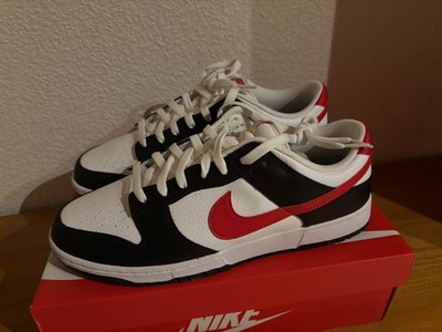 Nike Dunk Low Größe 46 Panda Red-White FB3354-001