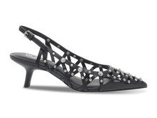 Heel Ash BAZARRE01 in black leather - Women's Shoes