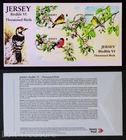 Jersey Stamps "Birdlife VI - Threatened Birds" First Day Cover 3v M/S 2012