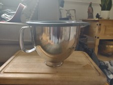 Kitchenaid 5qt Ksm150 Stainless steel Mixing Bowl With Non Sealing Lid Replacemt