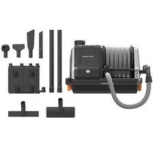 Giraffe Tools Wet Dry Vacuum Cleaner with 30FT Retractable Hose Wall-mounted USA