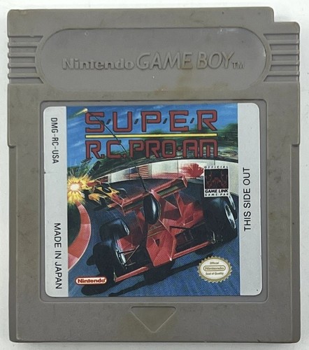 Super R.C. Pro-Am Nintendo Game Boy Cartridge Vintage Retro Game