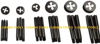 BSF TAP DIE SET 3/16'' - 1/2'' - RIGHT HAND 24 PCS SET - BRITISH STANDARD FINE