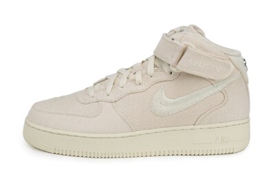 Nike x Stussy Air Force 1 Mid Fossil - Sz 11 195866263826| eBay