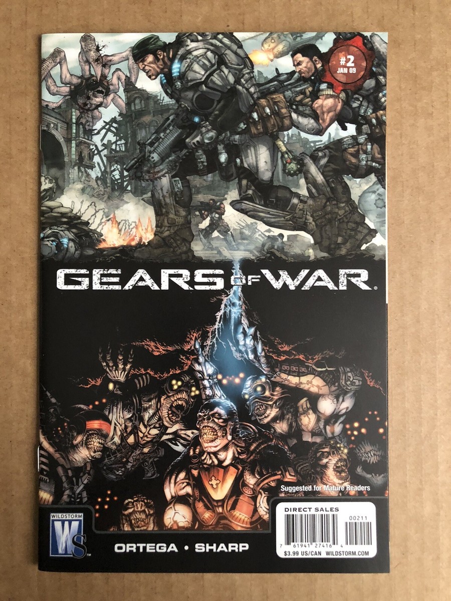Gears of War #1 Portada variante A Mate Gears of War #1 Portada variante A Mate
