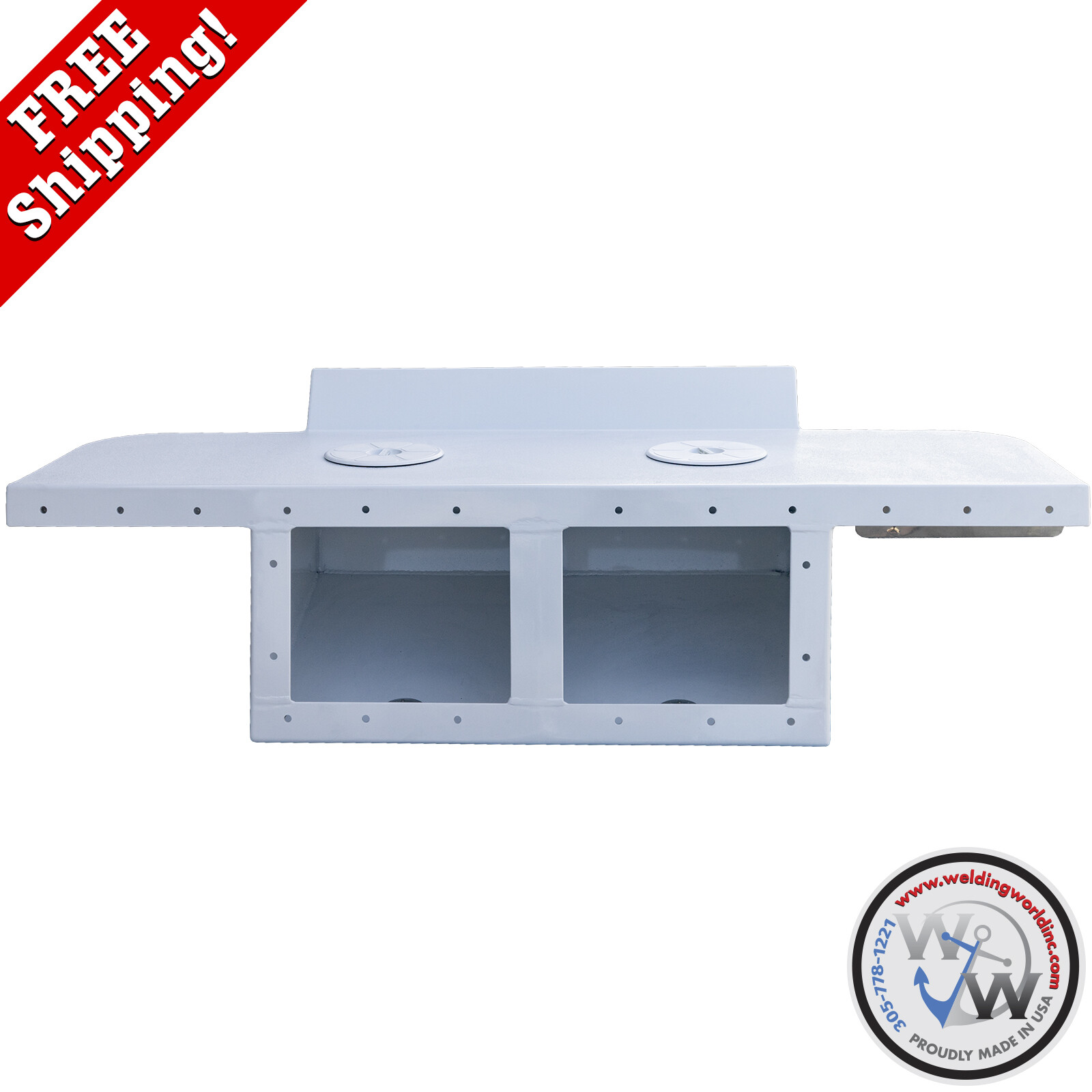 Welding World Apex Mk. II Twin Outboard Engine Bracket 15° Transom