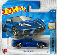 Hot Wheels 2020 Corvette, Factory Fresh, Short Card Neu, Ovp