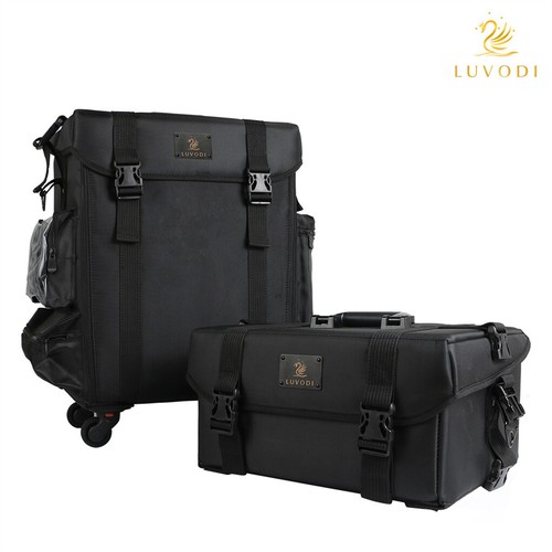 2in1Kosmetikkoffer Schminkkoffer Trolley Komestiktasche Make-up Koffer abnehmbar - Bild 23 von 24