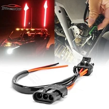 Fit Can-Am Maverick X3 Tail Light Power Quick Plug Harness Whip Light Chase Bar
