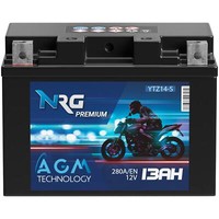 NRG YTZ14-S Motorradbatterie AGM 12V 13Ah 51101 51201 YTZ14-4 GTZ14-4 51121 12Ah