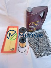 VW GOLF MK5 1.9TDI 2.0TDI Complete Filter Service Kit , Sump plug + 5 Ltr Oil