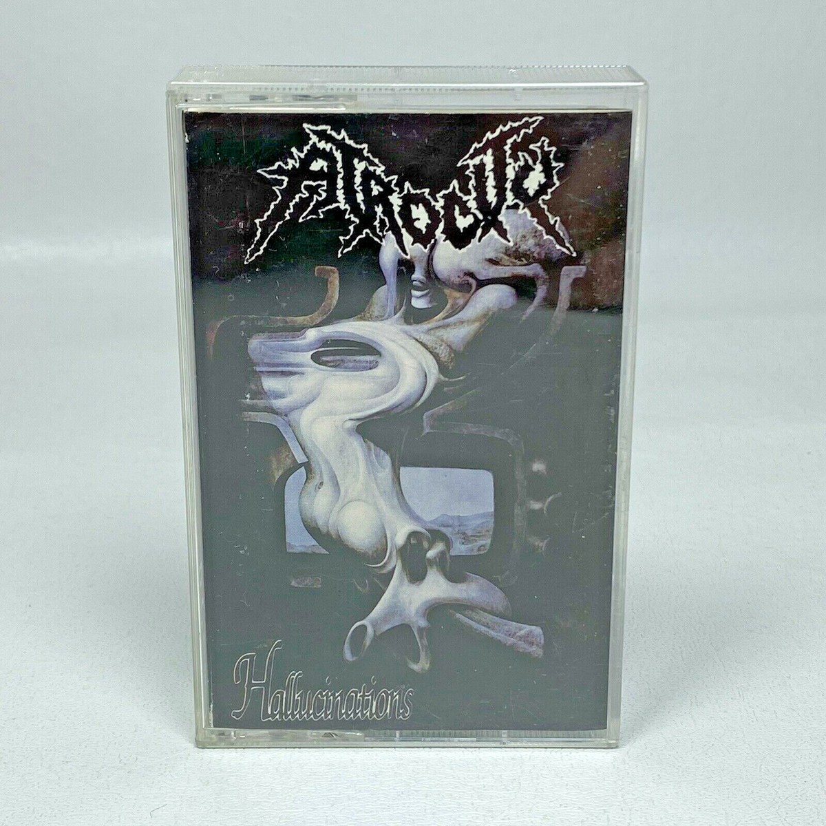 Vtg 1990 ATROCITY Hallucinations Cassette Tape Death Metal