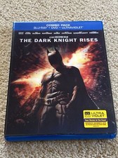 The Dark Knight Rises (Blu-ray/DVD, 2012, UltraViolet Steelbook) - 3 DVDs