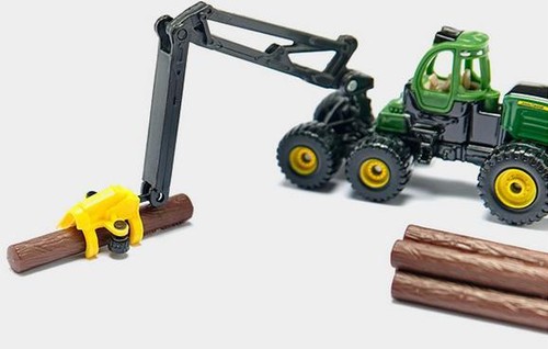 1/87 siku 1472 1652 john deere forest log crane tractor 1870 tractor no box - Picture 7 of 12