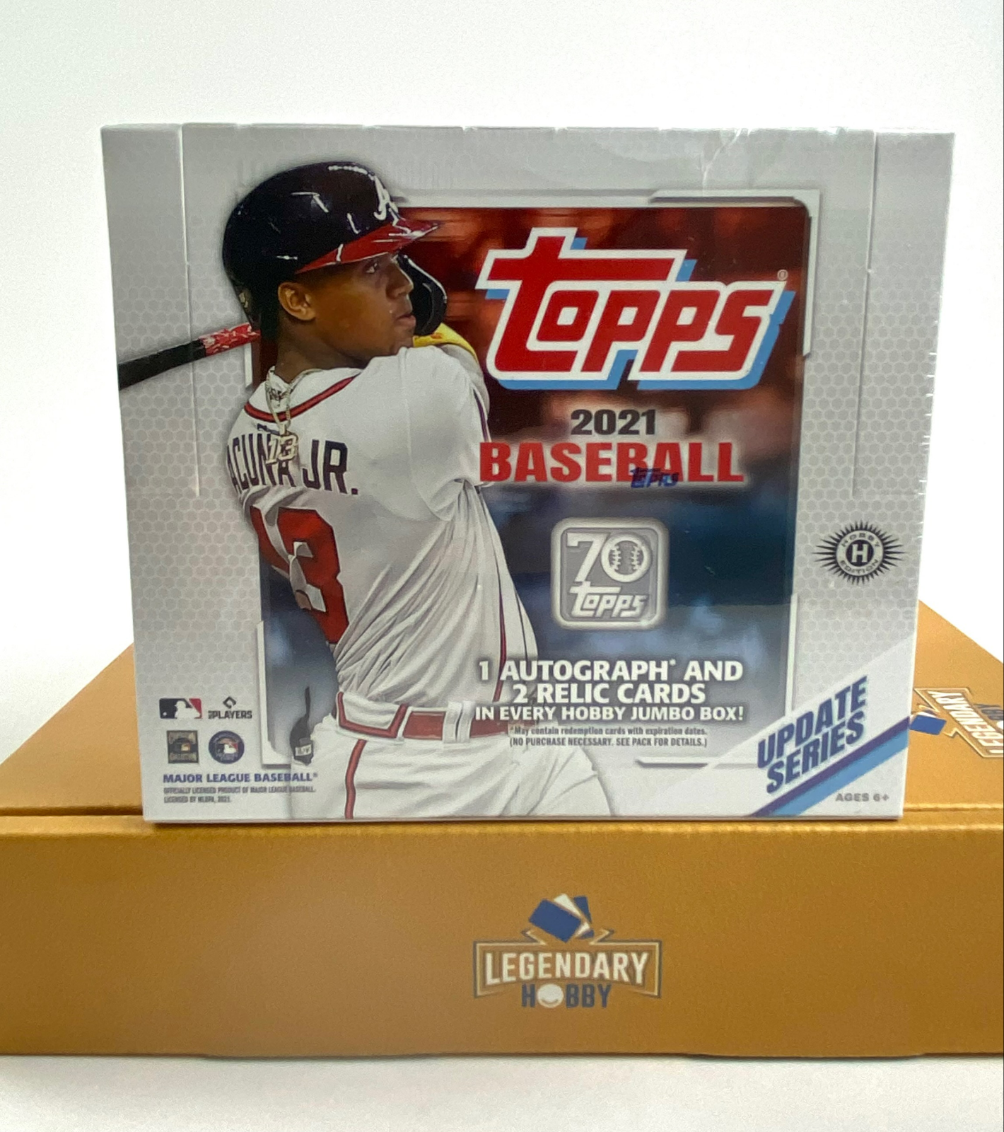 サイズ変更オプション 【未開封】topps update 2021 jumbo 1パック