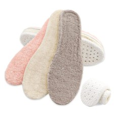 1Pair Wool Insoles Winter Warm Shoes Insole Men Wonen Sneakers Boots Shock absor