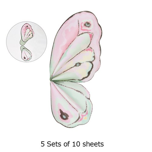 10Pcs Flower Butterfly Wings Florist Gift Wrapping Paper Bouquet Packaging Decor - Picture 24 of 29