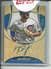 KRIS BRYANT Auto 2017 Topps Five Star Blue Autograph 18/25 