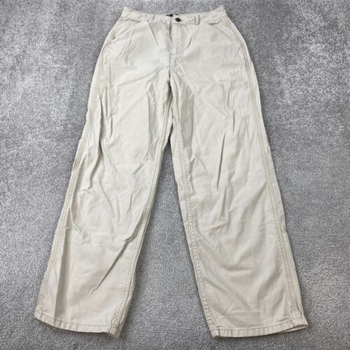 Asos Design Straight Denim Jeans Women's Size 8 Beige High Rise Medium Wash