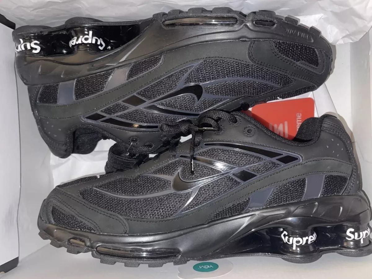 SUPREME NIKE SHOX RIDE 2 BLACK MEN SIZE 10 - SS22 WEEK 18 | eBay