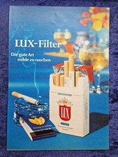 Lux Filter Zigaretten, originale Werbung aus 1972